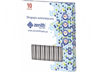 D�ugopis automatyczny ZENITH Silver - box 10 sztuk
