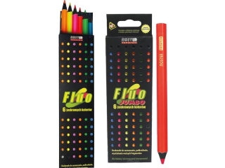 KREDKI NOSTER PR. 6KOL FLUO JUMBO