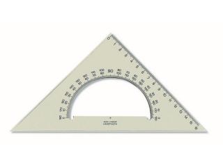 Ekierka z k�tomierzem KOH-I-NOOR 16cm