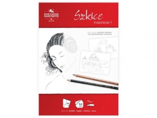 Blok inspiracje A4 20k. KOH-I-NOOR - Szkice 110g