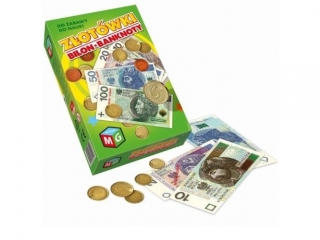 Z�ot�wki bilon - banknoty - do zabawy do nauki