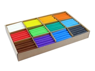 Plastelina zestaw dla przedszkoli, 180 sztuk 12 kolor�w 15 sztuk 15 g