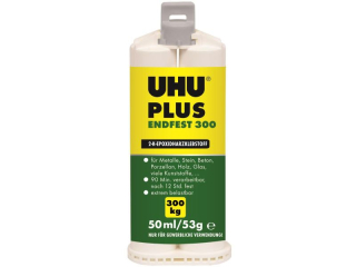 KLEJ EPOKSYDOWY PLUS ENDFEST 300, CARTRIDGE 50ML(2X25ML)UHU