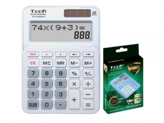Kalkulator dwuliniowy TOOR TR-310DB-W 10-pozycyjny