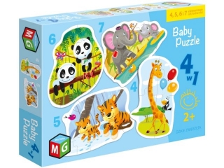 Baby Puzzle Dzikie Zwierz�tka