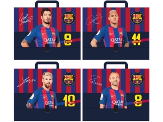 Teczka z r�czk� A4, Twarda opr.FC Barc.