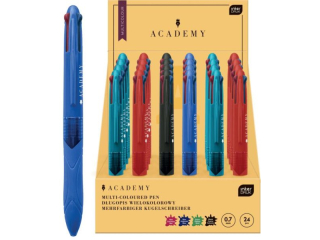 D�ugopis wielokolorowy automatyczny 4 kol. MULTICOLOUR Academy