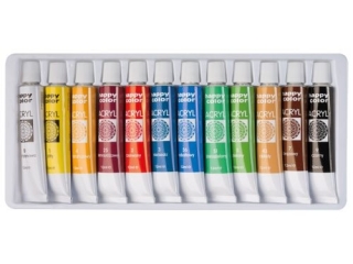 Farba akrylowa HAPPY COLOR 12 kolor�w x 12 ml
