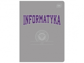 Zeszyt A5 60k. INTERDRUK  Hybrid, Informatyka kratka