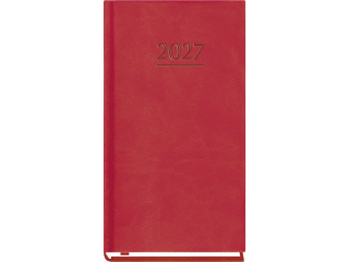 Kalendarz kieszonkowy MP 2027  - czerwony