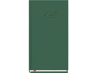 Kalendarz kieszonkowy MP 2027  - ciemnozielony