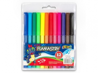 PENMATE KOLORI FLAMASTRY DINO 12 KOLOR�W