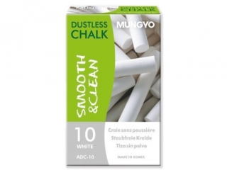 Kreda szkolna niepyl�ca MUNGYO ADC-10P bia�a 10szt.
