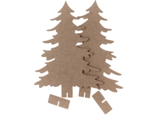BAZA MDF - CHOINKI, 20, 5 CM, 2 SZT. [opakowanie=6szt] BN-DLP