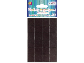 Kwadraty magnetyczne MAG-9225 samoprzylepne, rozm. 15mm x 15mm x 1mm, op. 24szt.