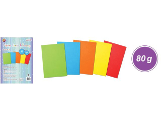 Papier ksero ZPK-3437 kolorowy A4, op. 100szt. (5 kolor�w x 20szt.)