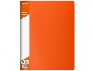 Album ofertowy PENMATE A4 PP-140, 40 koszulek, pomara�czowy