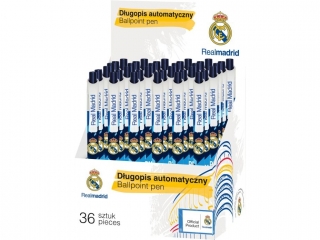 D�ugopis automatyczny 0,7 mm RM-154 REAL MADRID - 36 szt. display