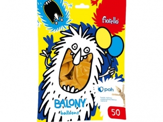 BALONY 10" METAL Z�OTY Fiorello 50 szt.