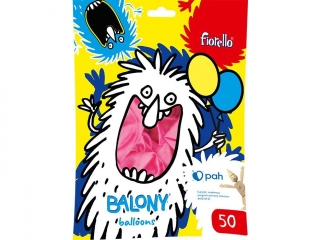 BALONY 12" METAL RӯOWY Fiorello 50 szt.