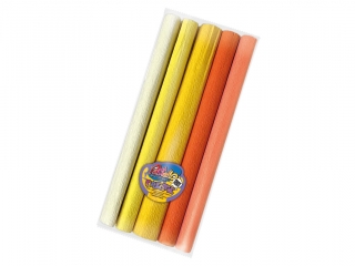 Bibu�a MINI 25x200 cm mix ODCIENI �ӣTYCH 5 kolor�w PAS-6789
