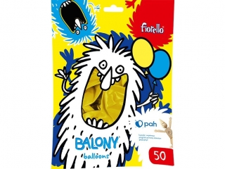 BALONY 12" METAL �ӣTY Fiorello 50 szt. KWBN24