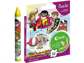 Kredki Fiorello �wiecowe 12 kol. Tytus, Romek i A"Tomek