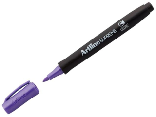 Marker permanentny ARTLINE SUPREME METALIC - fioletowy metaliczny [opakowanie=12szt]