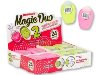 Gumka dwufunkcyjna PENMATE do s�ugopisu i o��wka Magic duo