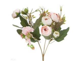 BUKIET KAMELII, 29 CM, PUDROWY Rӯ