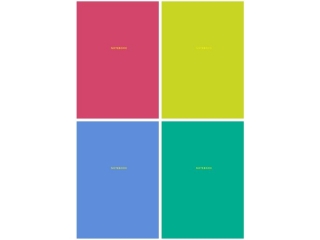 Brulion ok�adka p�twarda A4 80k. ASTRA kremowy papier, linia
