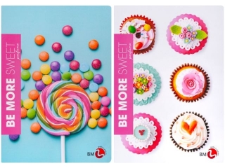 BE MORE ZESZYT A4 SWEET LINIA 72 STRONY 100 G. [opakowanie=10szt]