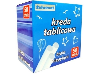 Kreda tablicowa SCHEMAT op. 50 szt. 1367 bia�a