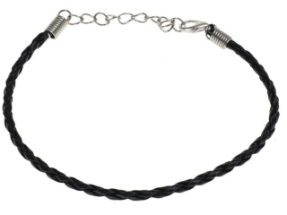 Bransoletka z zapi�ciem grubo��: 3 mm  d�ugo�� : 18  cm  kolor: br�zowy