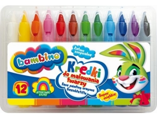 Kredki do malowania twarzy BAMBINO 12 kolor�w