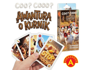 Coo? Cooo? Awantura o Kurnik - kieszonkowa rodzinna gra karciana