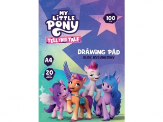 Blok rysunkowy MY LITTLE PONY A4 100g 20 ark  [opakowanie= 10szt]