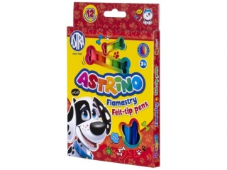 Flamastry ASTRINO 12 kolor�w