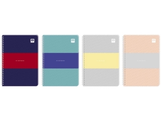 Ko�ozeszyt A5 80k. INTERDRUK kratka B&B pastel