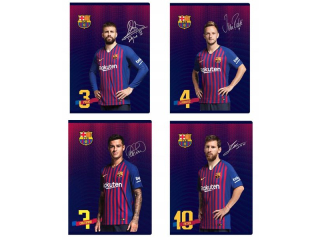 Zeszyt MO A5 60k linia FC BARCELONA [opakowanie=10szt]