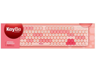 Klawiatura bezprzewodowa KEYBE by ASTRA HONEY PINK [opakowanie=20szt]