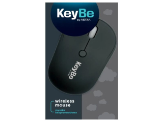 Myszka bezprzewodowa KEYBE by ASTRA BLACK [opakowanie=40szt]