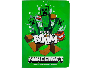 Zeszyt do nauki pisania A4 32k 3 linie MINECRAFT [opakowanie=10szt]