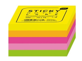 Blok kart.samoprz.neon.50x50mm Academy [opakowanie=12szt]