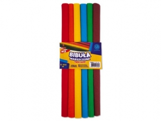Bibula marszczona ASTRAPAP 25*200 cm, MIX 6 kol.