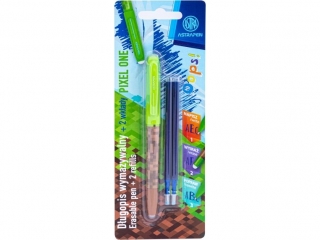 D�ugopis wymazywalny 0,6 mm ASTRAPEN Oops! Pixel One + 2 wk�ady niebieskie - 1+2 szt. blister
