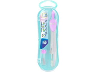 Cyrkiel metalowy z dodatkowymi rysikami Piccolo ASTRA Pastel Line