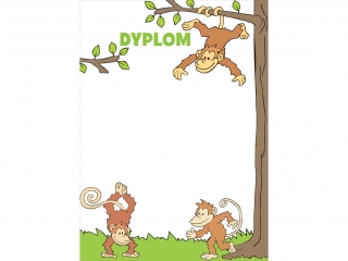 Dyplomy BENIAMIN sportowe A4 20szt. - Ma�pki