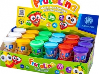 Masa plastyczna Frutolina Astra Fun 100g. 6 kol.