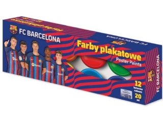 Farby plakatowe ASTRA FC Barcelona 12 kol. x 20 ml